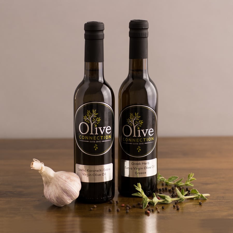 Garlic Koroneiki Extra Virgin Olive Oil | Olive Connection